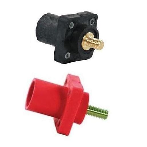 E1016 Receptacles, Threaded Stud, Male and Female